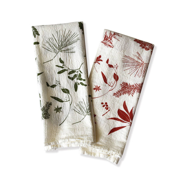 Mixed Boughs + Berries Napkins / Set of 4