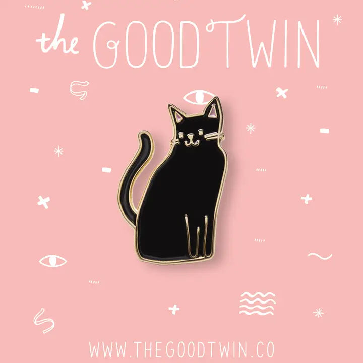 Black Cat Pin