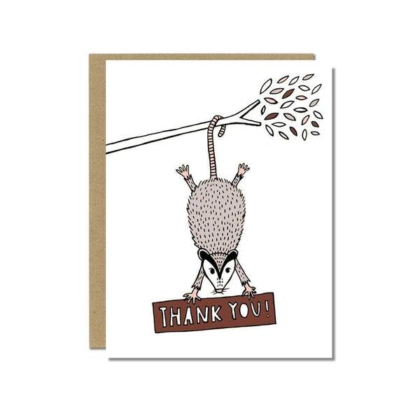 Possum Thank You Card