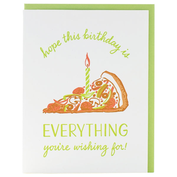 Everything Pizza Card