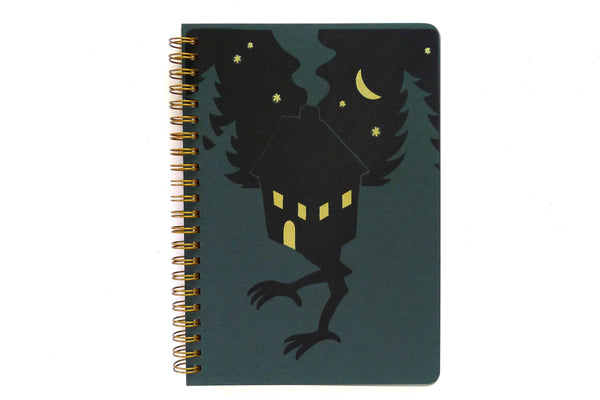 Baba Yaga Coil Notebook