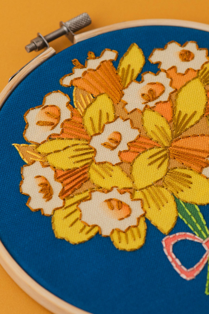 Daffodil Embroidery Kit