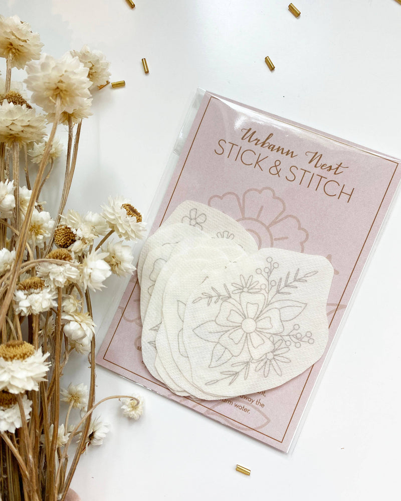 Wildflower Embroidery Stick and Stitch Pack