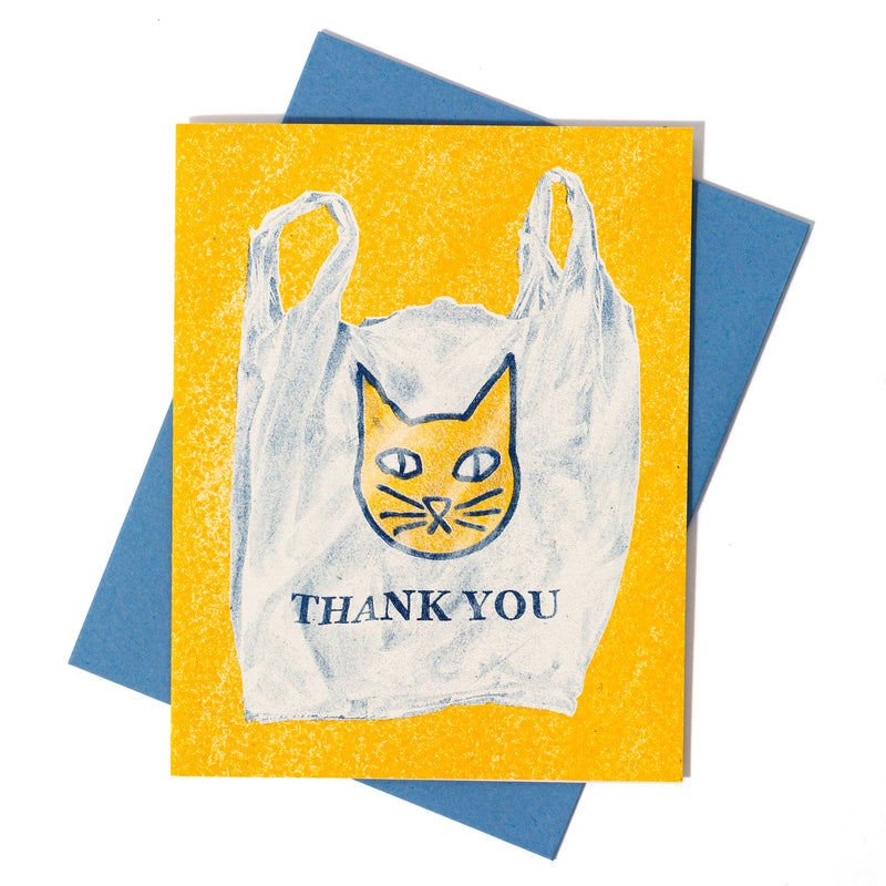 Thank You Cat Bag Card