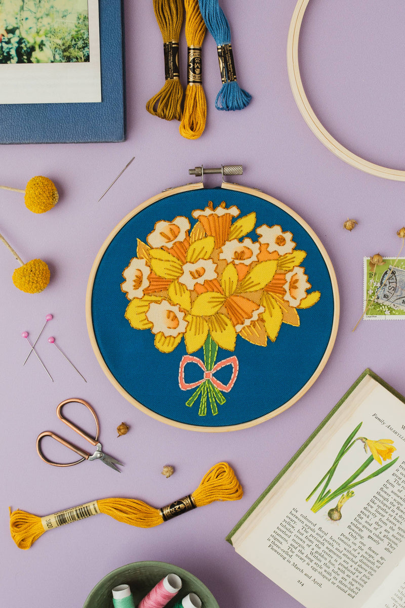 Daffodil Embroidery Kit