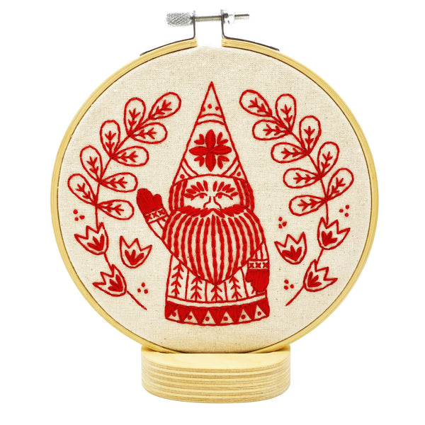 Nordic "Jul" Gnome Complete Embroidery Kit