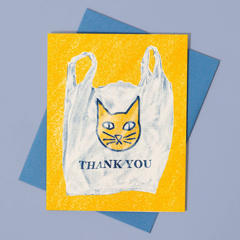 Thank You Cat Bag Card