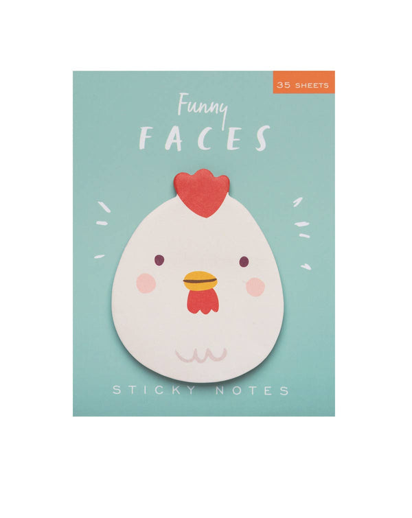 Chicken Funny Faces Sticky Notes