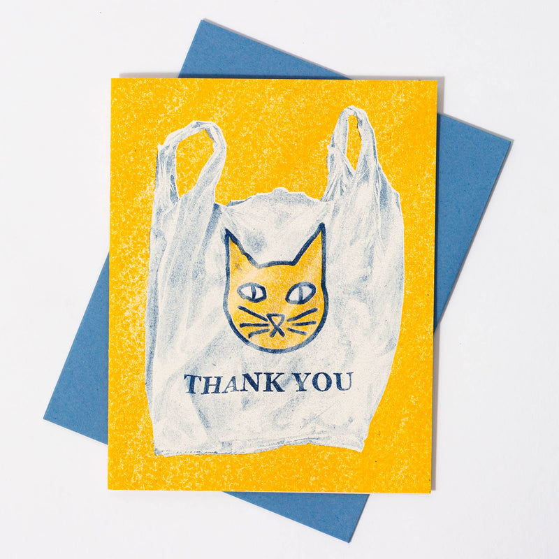 Thank You Cat Bag Card