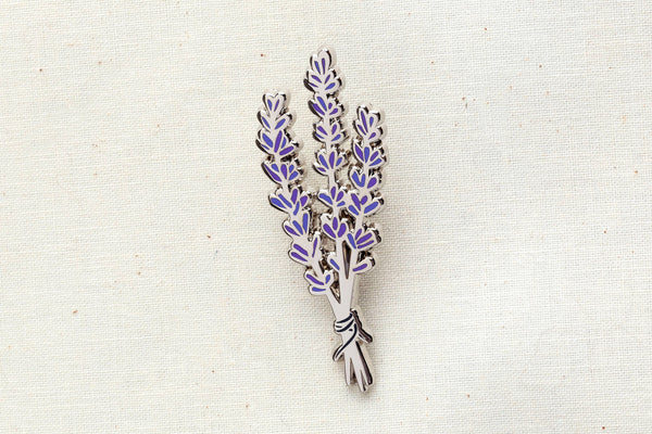 Lavender Enamel Pin