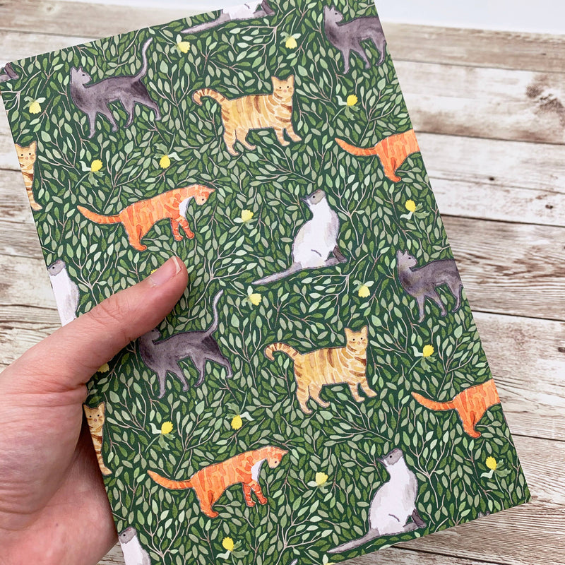 Cat A5 Lined Notebook