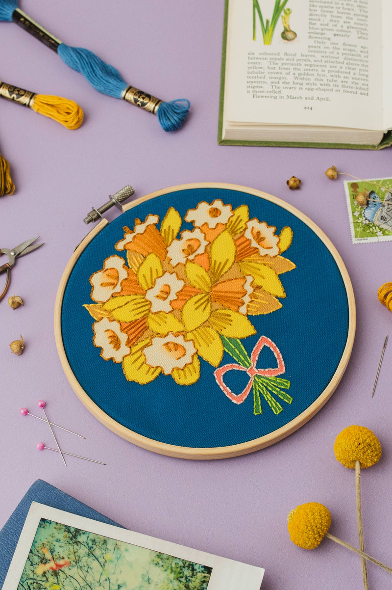 Daffodil Embroidery Kit