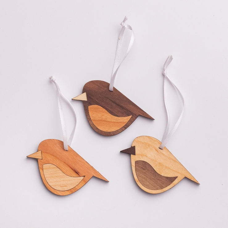 Bird Wooden Ornament