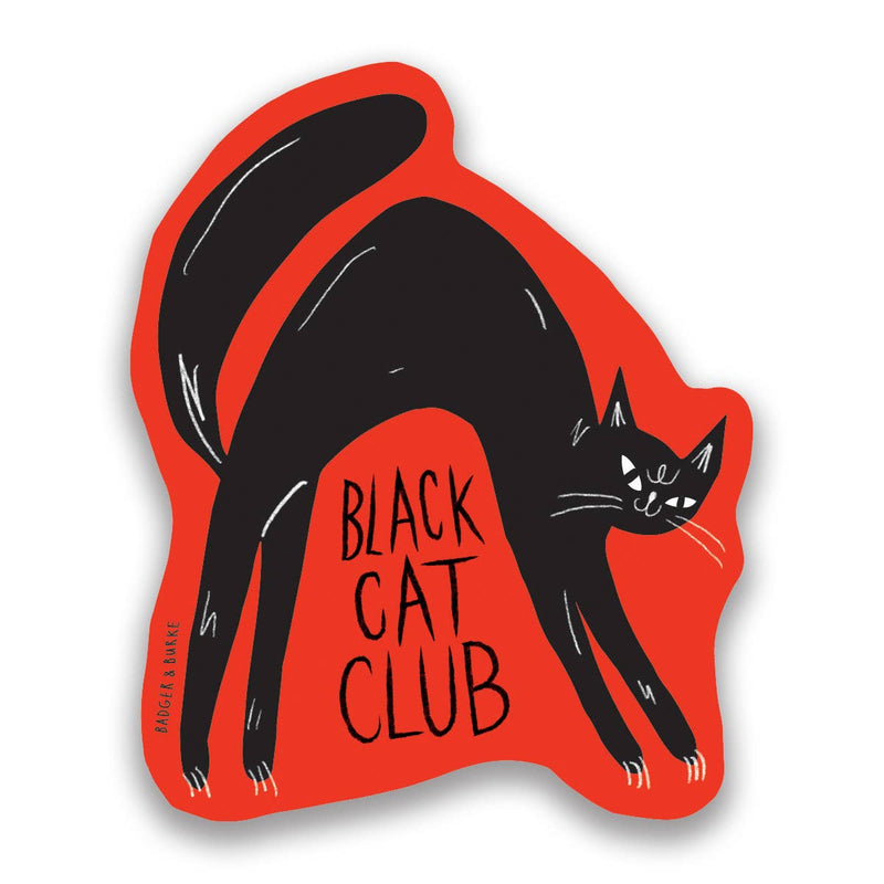 Black Cat Club Sticker