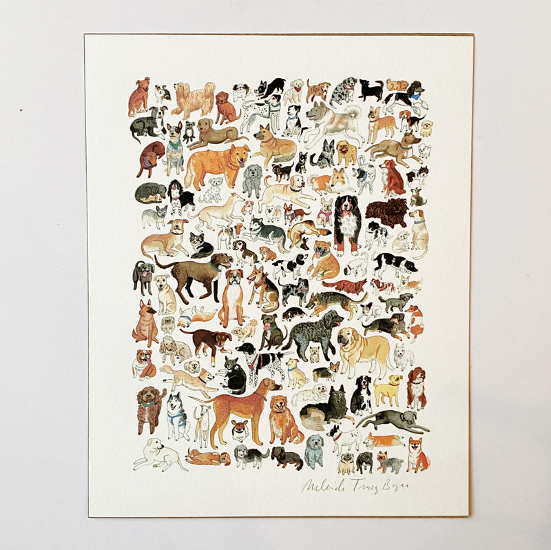 Dog Park Art Print