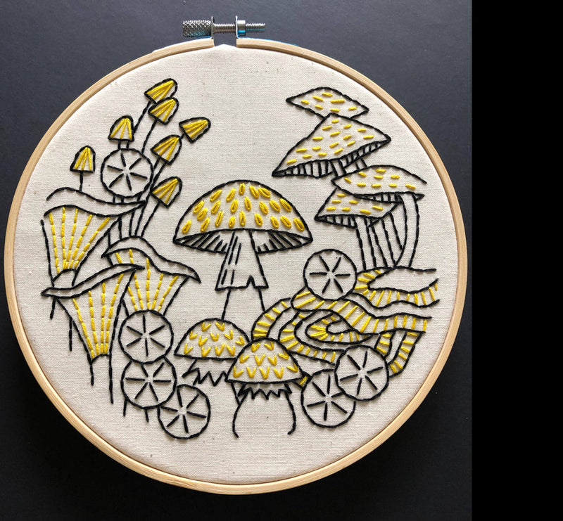 Mushroom Embroidery Kit