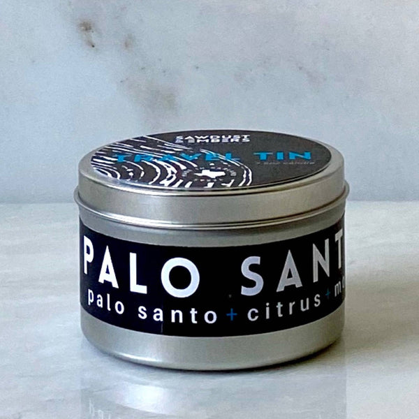 Palo santo candle